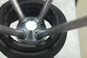 汽車空調(diào)鋁分配器焊接機案例視頻